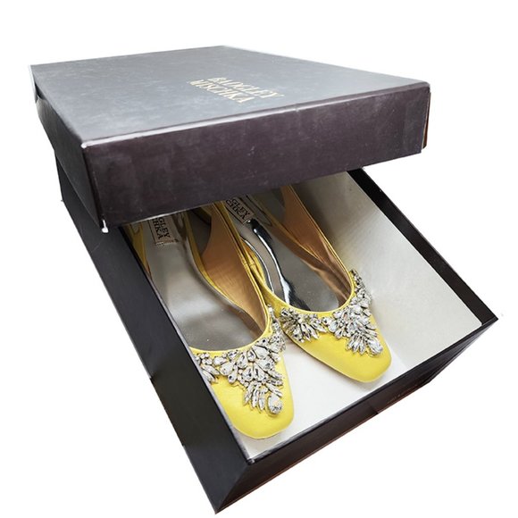 BADGLEY MISCHKA JEWELLED FLATS - Picture 2 of 3